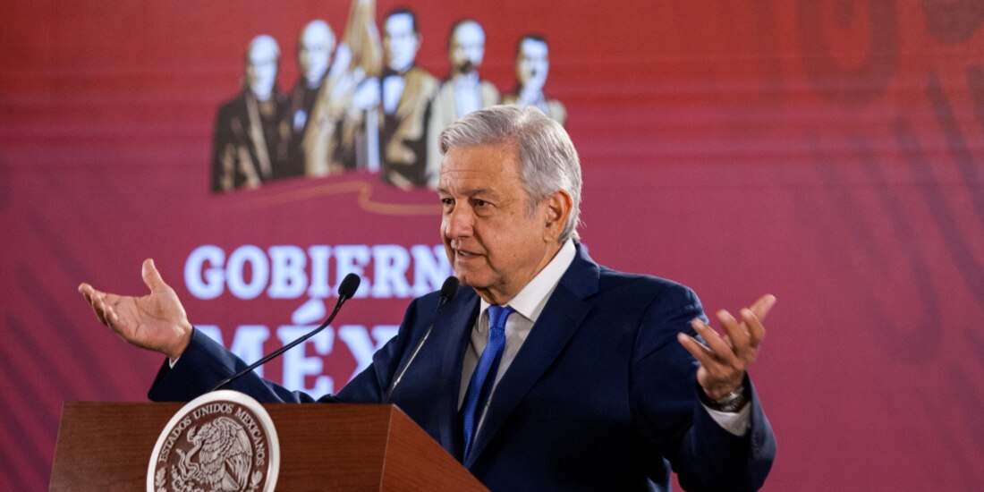 AMLO en conferencia de prensa