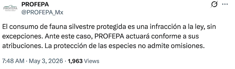 Respuesta de Profepa