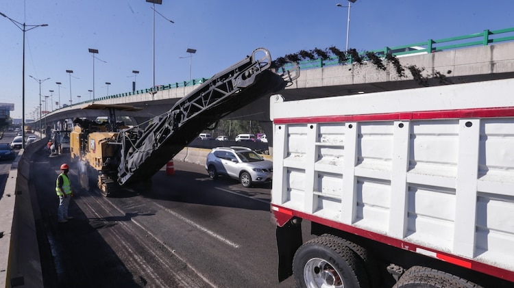 Reconstrucción del Periférico Norte alcanza 28% de avance en su primer mes