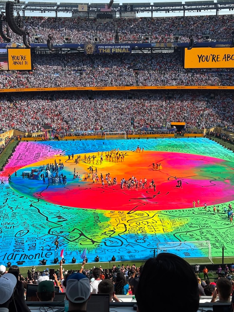 Así se vio en el estadio el show de Madonna en el Mundial 2026