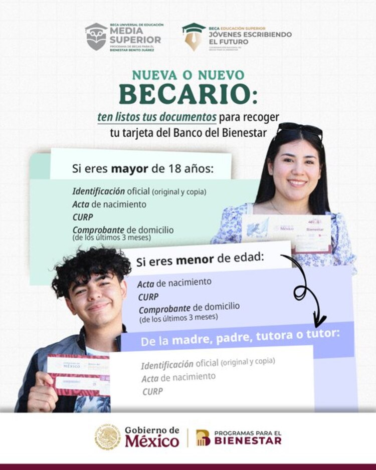 Becas Benito Juárez: Requisitos para recibir la tarjeta del Banco del Bienestar