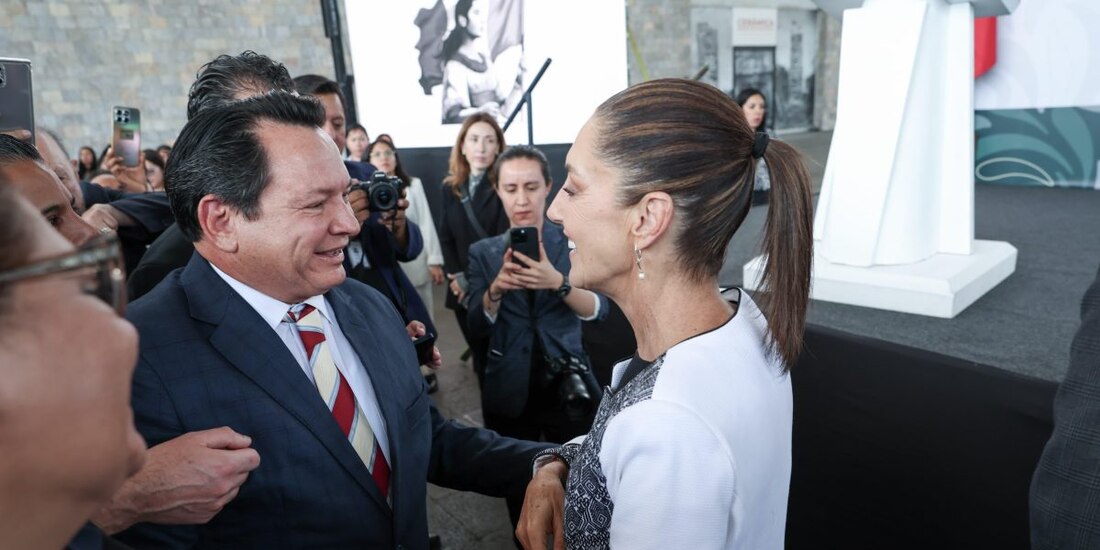 Díaz Mena reconoce trabajo de Sheinbaum en favor de la unidad nacional y el fortalecimiento económico del país.