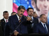 El presidente Nicolás Maduro, ayer, en conferencia a su salida del Tribunal Superior de Justicia.