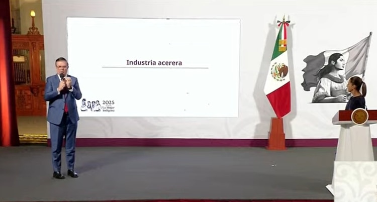 Marcelo Ebrard estuvo en la Mañanera de Claudia Sheinbaum.
