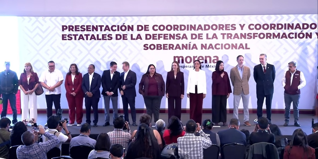 Conferencia de prensa de Morena.