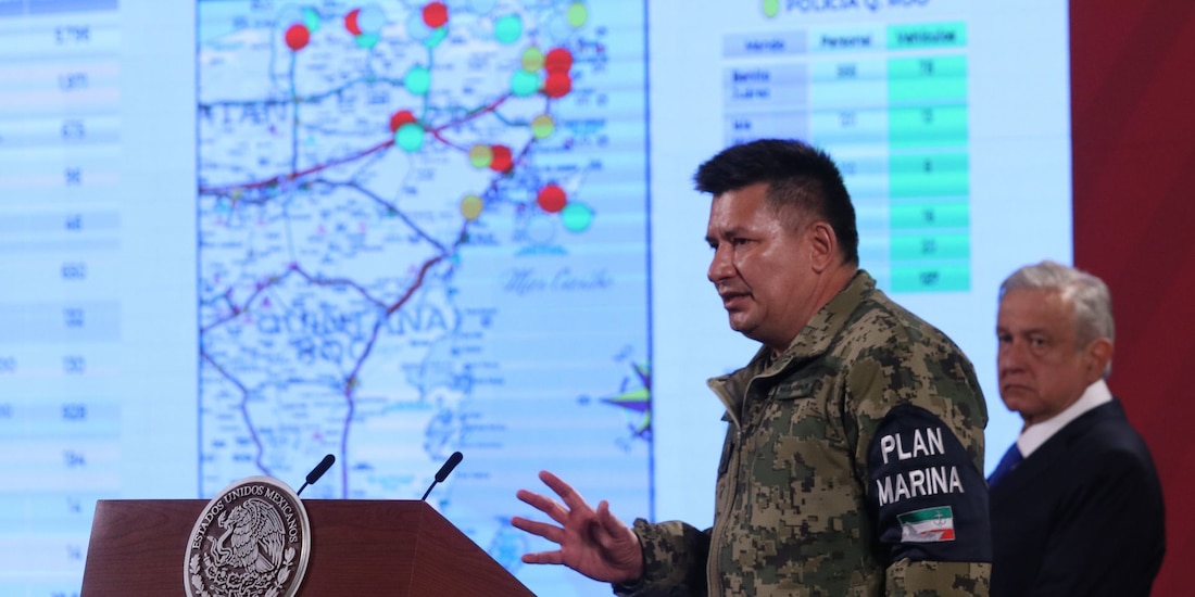 Juan Carlos Vera, titular de la Unidad de Planeación y Estrategia de la Semar, el 7 de octubre de 2020.