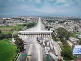 Autopista México-Puebla, a la altura de la caseta vehicular San Marcos, en una fotografía ilustrativa.