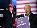 Trump cierra en Pensilvania, Michigan, Carolina del Norte, Wisconsin...; arremete contra Biden el “corrupto”. Joe BidEn realiza 5 mítines; dice que es hora de que Trump recoja sus
cosas y se vaya; recibe apoyo de Lady Gaga.