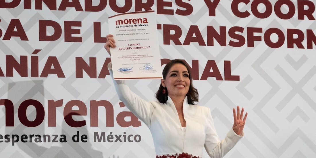 la legisladora con licencia, el pasado lunes, al ser designada por la 4T.