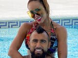 Arturo Vidal regresó este martes a los entrenamientos con el Barcelona.