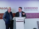 Enrique Inzunza Cázarez, y Rubén Rocha Moya, el 19 de mayo de 2026.