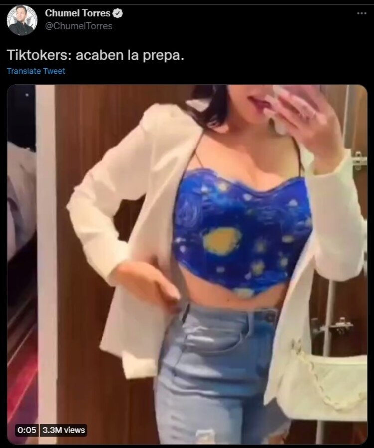 Chumel Torres se unió a las críticas; la joven confundió al pintor con La Oreja de Van Gogh