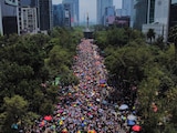Asisten más de 550 mil personas a la Marcha del Orgullo en la Ciudad de México.