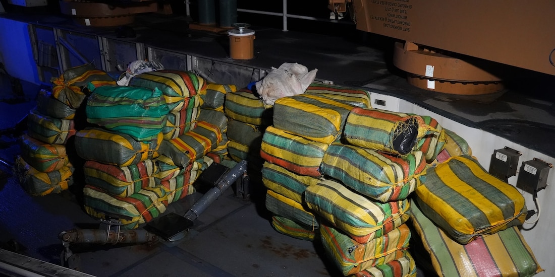 Guardia Costera de Estados Unidos ha incautado más de 20 toneladas de cocaína.