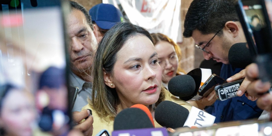 Rechaza Yeraldine Bonilla que Rocha Moya esté resguardado en Palacio de Gobierno en Sinaloa.