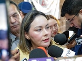 Rechaza Yeraldine Bonilla que Rocha Moya esté resguardado en Palacio de Gobierno en Sinaloa.