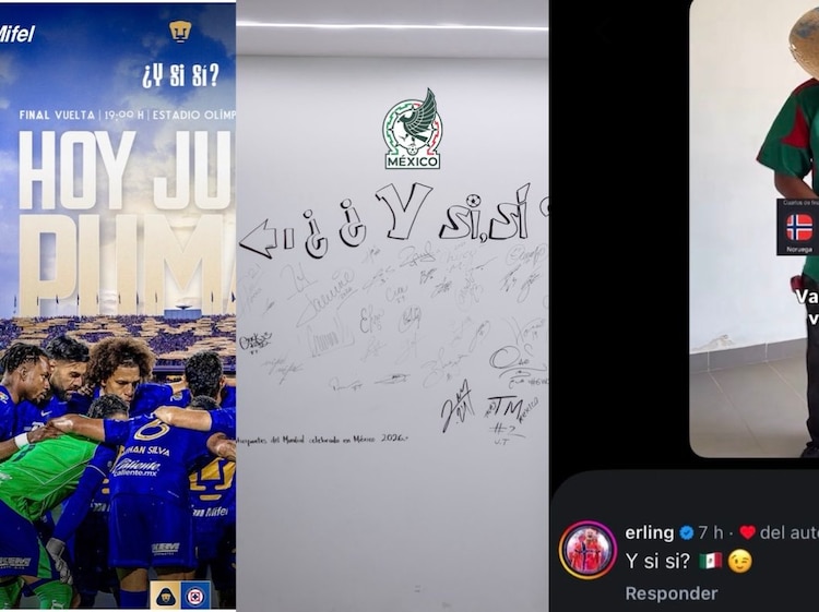 Pumas, la Selección Nacional de México y Erling Haaland con Noruega utilizaron el “¿Y si sí?” y perdieron