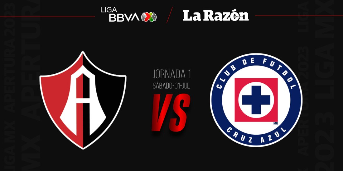 Atlas y Cruz Azul chocan en el Jalisco en la Jornada 1 del Apertura 2023 de la Liga MX