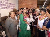 CLARA Brugada, ayer, en la nueva Utopía.