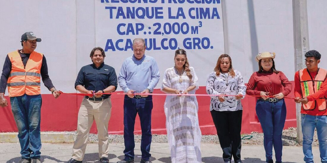 La gobernadora de Guerrero, Evelyn Salgado, ayer, en Acapulco.