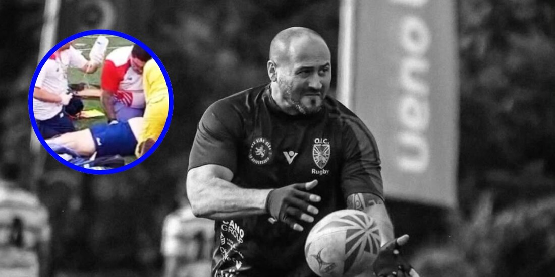 El argentino Esteban César Racca murió durante un partido de rugby.
