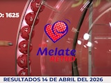 Resultados del Melate Retro en su sorteo 1625, celebrado este 14 de abril del 2026.