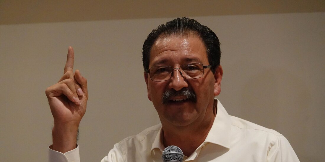 Reginaldo Sandoval, coordinador en Diputados del Partido del Trabajo (PT)