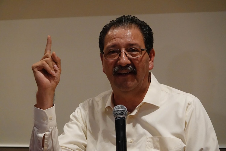 Reginaldo Sandoval, coordinador en Diputados del Partido del Trabajo (PT)