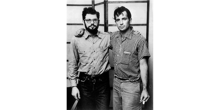 Allen Ginsberg y Jack Kerouac en 1950.