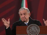 AMLO en conferencia de prensa.