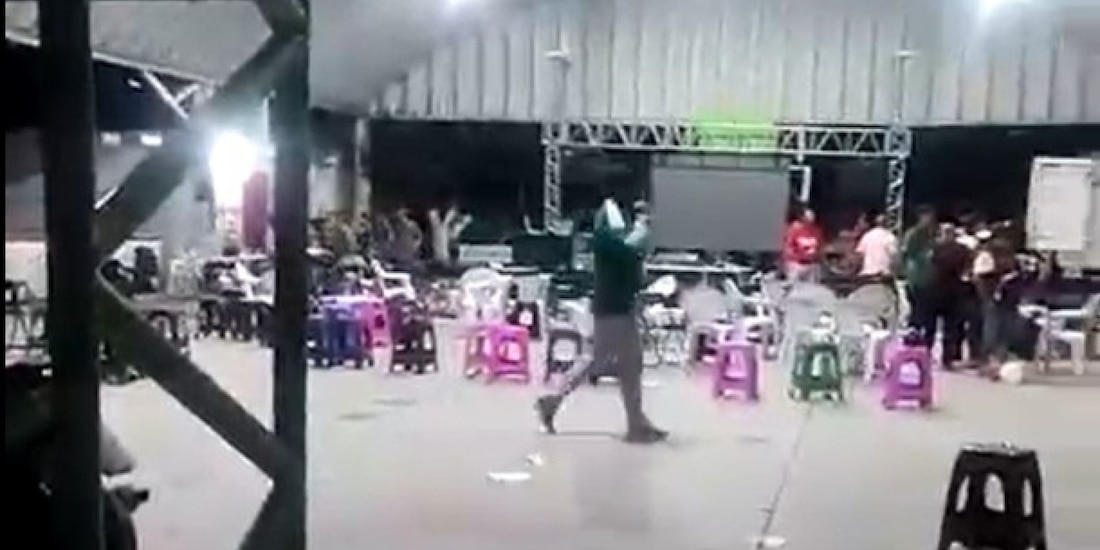 Confirman saldo de ataque armado en cancha techada en Yautepec, Morelos.