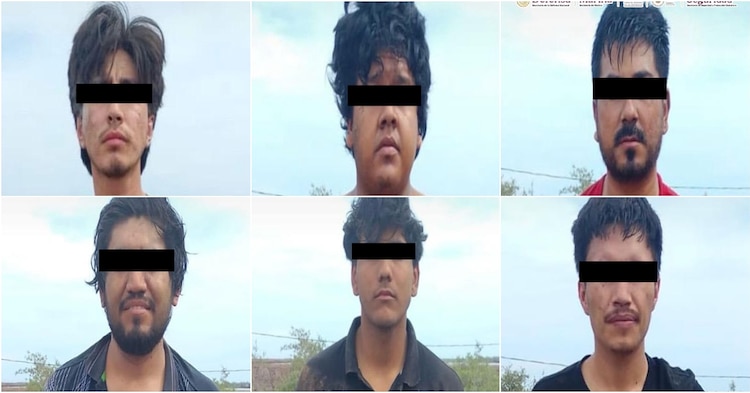 Seis de los detenidos en Sinaloa, identificados por las autoridades como generadores de violencia.