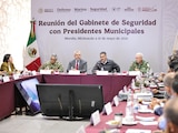 Al centro, el titular de la SSPC, Omar García Harfuch.