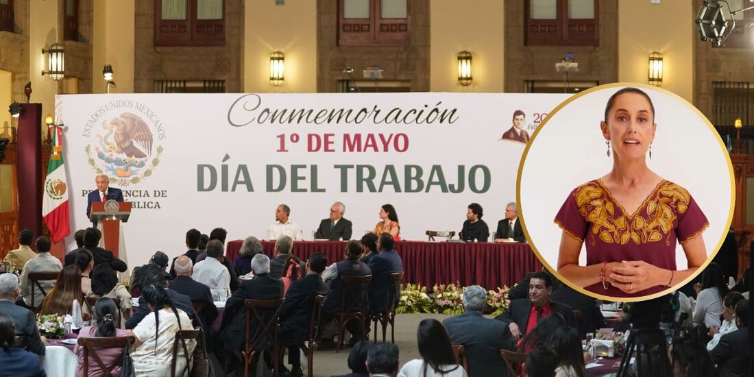 Líderes sindicales indican que respaldan a la candidata Claudia Sheinbaum.