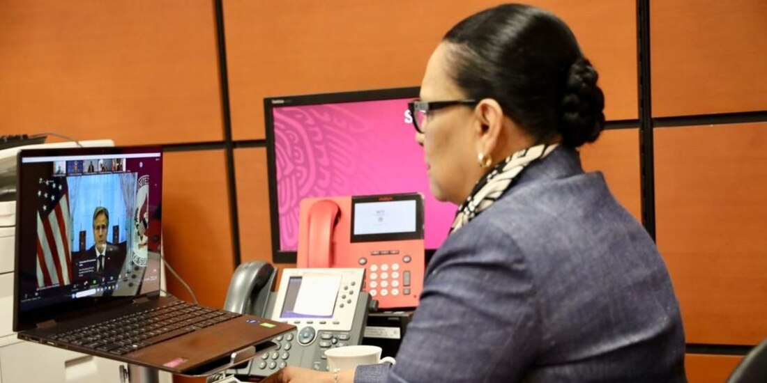 Rosa Icela Rodríguez, titular de la secretaría de Seguridad y Protección Ciudadana.