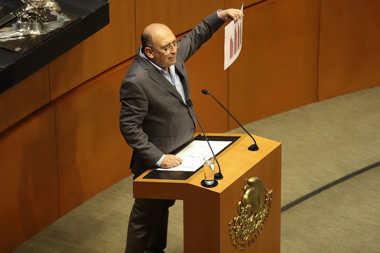 El diputado Rubén Moreira, coordinador del PRI