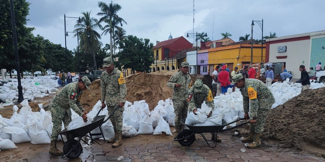 Realizaron recorridos en las zonas de riesgo para la evacuación de personas.