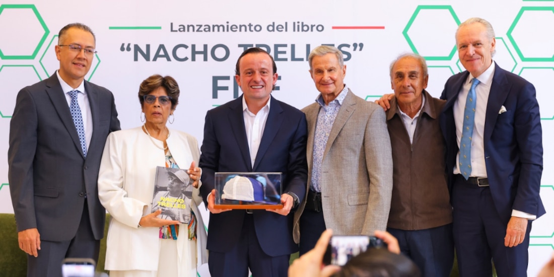 La familia de Nacho Trelles estuvo presente en el lanzamiento del libro.