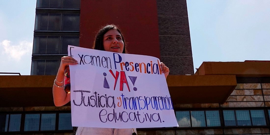 Aspirantes de la UNAM promueven amparos contra prueba presencial