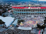 El estadio Banorte previo al partido entre México y Portugal, el 28 de marzo.