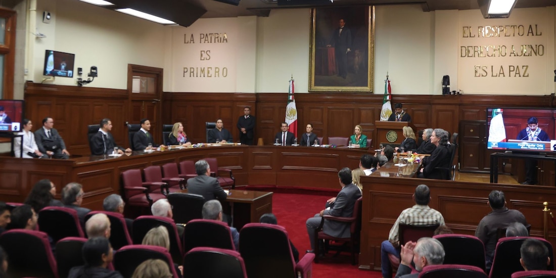 Sesión solemne de instalación del Pleno de la nueva Suprema Corte.