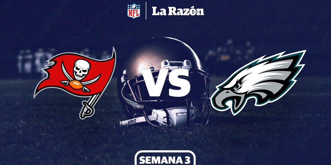 Tampa Bay Buccaneers y Philadelphia Eagles chocan en la Semana 3 de la NFL
