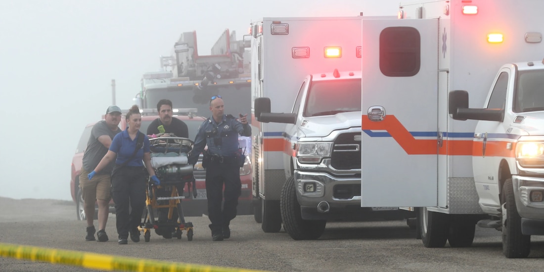Seis personas murieron tras el desplome de una aeronave de la Marina en Galveston, Texas.