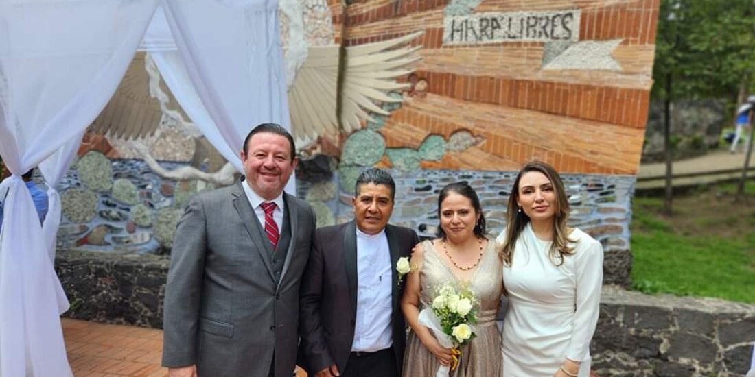 A esta Jornada de Matrimonios Colectivos, también se sumó el matrimonio civil del propio Alcalde Luis Gerardo Quijano