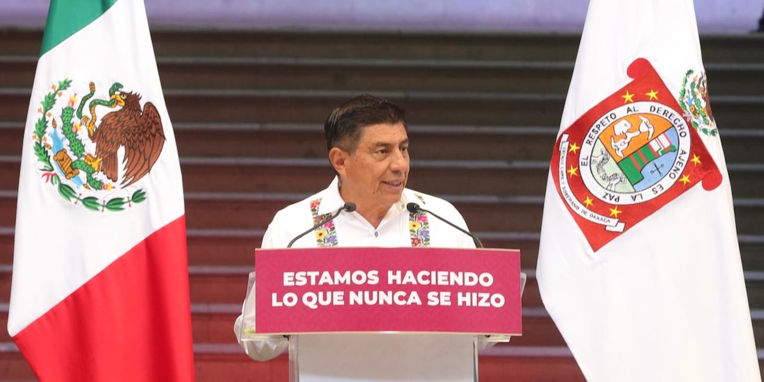 El Gobernador de Oaxaca, Salomón Jara Cruz
