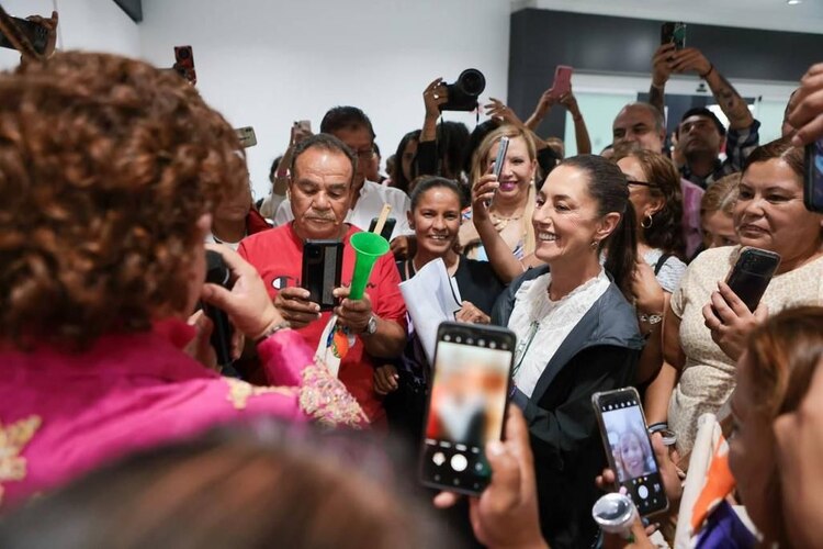 Claudia Sheinbaum continúa sus giras por el país.