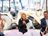 Maru Campos da banderazo a obras que cambiarán el corazón de Meoqui.