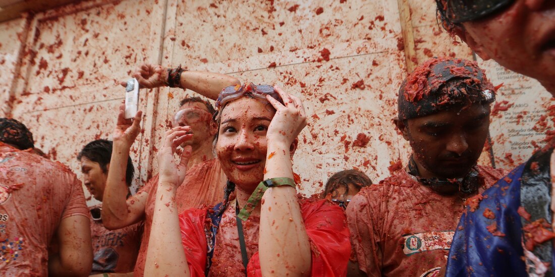 Así se vivió la Tomatina este año