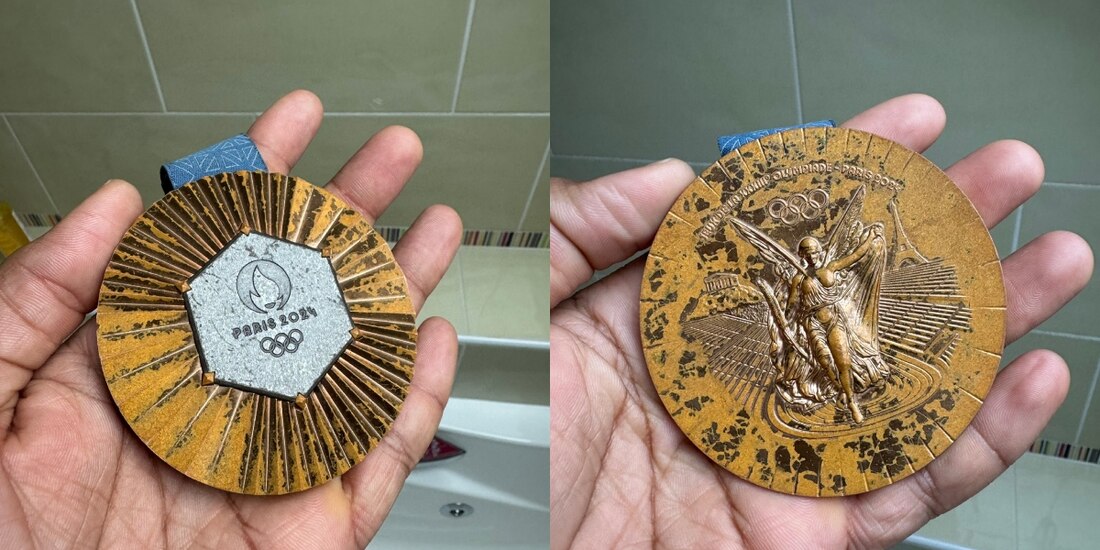 Señalan defectos en las medallas de París 2024