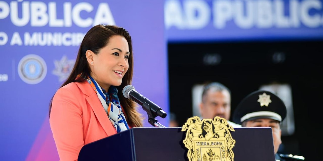 La gobernadora Tere Jiménez.